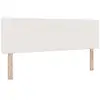 Image de Vidaxl tête de lit crème 144 cm tissu en velours côtelé