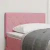 Image de Tête De Lit Rose 80 Cm Velours Vidaxl