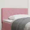 Image de Tête De Lit Rose 90 Cm Velours Vidaxl