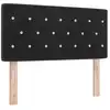 Image de Vidaxl tête de lit noir 100 cm velours