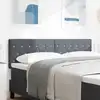 Image de Tête De Lit Gris Foncé 144 Cm Velours Vidaxl