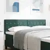 Image de Tête De Lit Vert Foncé 144 Cm Velours Vidaxl