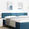 Image de Tête De Lit Bleu Foncé 200 Cm Velours Vidaxl