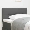 Image de vidaXL Tête de lit réglable en hauteur Gris foncé 90 cm tissu 42007125