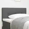 Image de Tête De Lit Réglable En Hauteur Gris Foncé 100 Cm Tissu Vidaxl