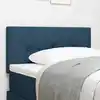 Image de Tête De Lit Réglable En Hauteur Bleu 100 Cm Tissu Vidaxl