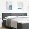 Image de Tête De Lit Gris Foncé 180 Cm Velours Vidaxl