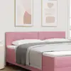 Image de Tête De Lit Rose 180 Cm Velours Vidaxl
