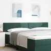 Image de Tête De Lit Vert Foncé 200 Cm Velours Vidaxl