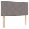 Image de Vidaxl tête de lit taupe 90 cm tissu