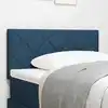 Image de Tête De Lit Bleu 90 Cm Tissu Vidaxl