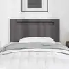Image de Tête De Lit Led Gris 90 Cm Cuir Synthétique Vidaxl