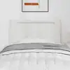 Image de Tête De Lit Led Blanc 100 Cm Cuir Synthétique Vidaxl