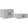 Image de Vidaxl armoire de rangement 2 pcs gris sonoma 127 x 41 x 40 cm