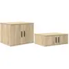 Image de Vidaxl armoire de rangement 2 pcs chêne sonoma 108 x 41 x 40 cm