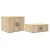 Image de Vidaxl armoire de rangement 2 pcs chêne sonoma 103 x 41 x 40 cm
