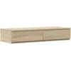 Image de Vidaxl tiroirs de lit avec tiroir chêne sonoma 80 x 36,5 x 16,5 cm