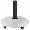 Image de Vidaxl pied de parasol 21kg gris clair béton rond