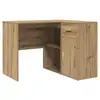 Image de Vidaxl bureau d'angle avec tiroir chêne artisanal 102 x 88 x 75 cm