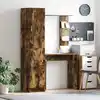 Image de Bureau 2 Pcs Chêne Fumé Vidaxl