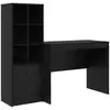 Image de Vidaxl bureau avec tiroir 2 pcs chêne noir