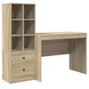 Image de Vidaxl bureau avec tiroir 2 pcs chêne sonoma