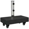 Image de Vidaxl pied de parasol noir 45 x 25 x 45 cm granite