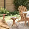 Image de Table D'appoint Marron 40 X 40 X 41 Cm Bois De Teck Massif Vidaxl