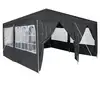 Image de Vidaxl tente de fête anthracite 400 x 400 x 266 cm polyéthylène