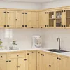 Image de vidaXL Armoire chambre pin massif Miel 80 x 80 x 60 cm - 2 portes 1 étagère