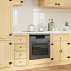 Image de Armoire Avec Stockage Ski Brun Miel 60 X 46 X 81 Cm Pin Massif Vidaxl