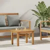 Image de VidaXL Table basse de jardin en teck massif   Marron 50 x 35 x 36 cm