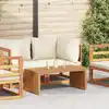 Image de Table D'appoint De Jardin Marron 90 X 50 X 36 Cm Vidaxl