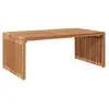 Image de Vidaxl table d'appoint de jardin marron 90 x 50 x 36 cm