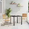 Image de Chaises Empilables De Jardin 2 Pcs Marron Et Beige Vidaxl