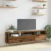 Image de Meuble Tv 150 X 30 X 45 Cm Bois Ancien Bois D'ingénierie Vidaxl