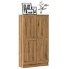 Image de vidaXL Bibliothèque chêne artisanal 825x305x150 cm bois dingénierie étagère caisse de livre support à livres armoire 3345216