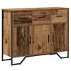 Image de Vidaxl buffet avec tiroir bois ancien 97 x 32,5 x 74,5 cm