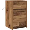 Image de Vidaxl cabinet de chevet bois ancien 38 x 34 x 61 cm bois d'ingénierie