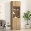 Image de Meuble mural - Chêne artisan - 70x425x40 cm - 2 portes - Finition mat