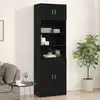 Image de Meuble Mural Chêne Noir 70 X 42.5 X 40 Cm Bois D'ingénierie Vidaxl