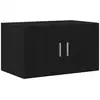 Image de Vidaxl meuble mural chêne noir 70 x 42.5 x 40 cm bois d'ingénierie