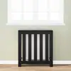 Image de Cache-radiateur Chêne Noir 78 X 20 X 82 Cm Bois D'ingénierie Vidaxl