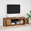 Image de Meuble TV avec LED Bois Vieilli 1395x34x50 cm Bois d ingénierie