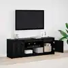 Image de Unites Tv Noir 139,5 X 34 X 50 Cm Bois D'ingénierie Vidaxl