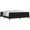 Image de Vidaxl cadre de lit avec matelas noir 180 x 200 cm tissu