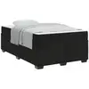 Image de Vidaxl cadre de lit avec matelas noir 120 x 190 cm tissu