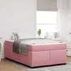 Image de vidaXL Cadre de lit avec matelas Rose 120 x 200 cm tissu 3399289