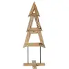 Image de Vidaxl sapin avec support marron 120 cm bois de teck solide