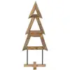 Image de Vidaxl sapin avec support marron 149,5 cm bois de teck solide